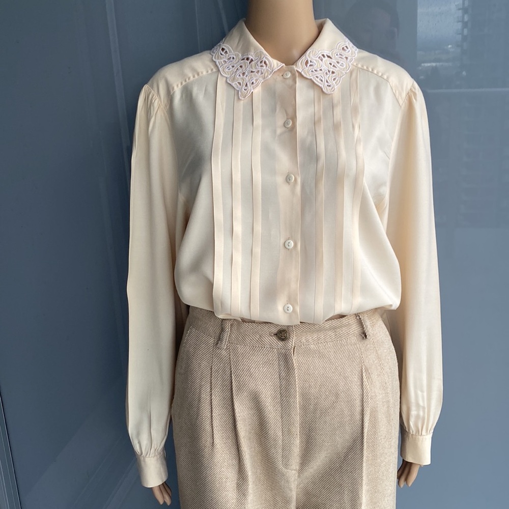Vintage Cream  Shirt - Picture 3 of 14